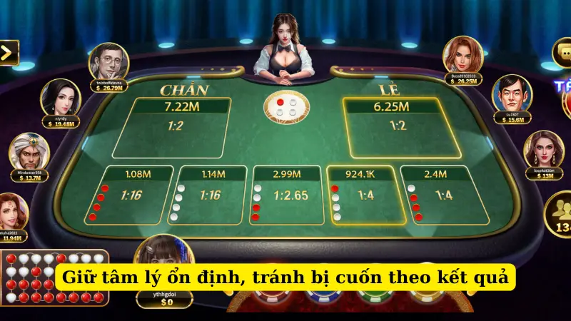 Giữ tâm lý ổn định, tránh bị cuốn theo kết quả